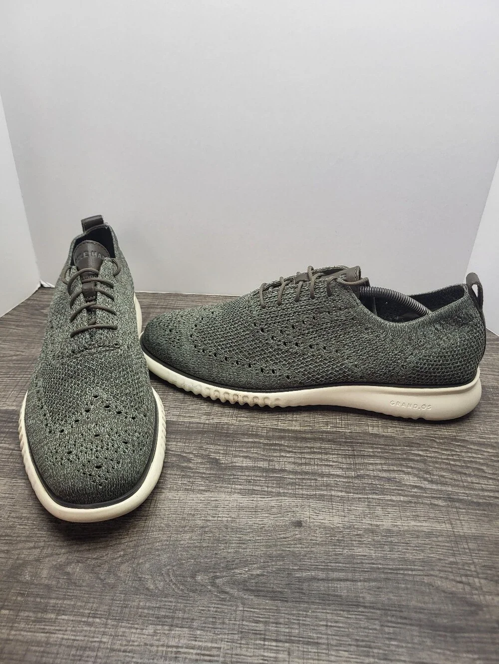 Cole Haan Men's 2.ZERØGRAND Stitchlite Oxford Deep Olive Green Size 12